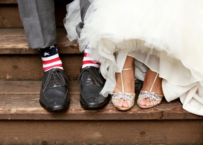 All American Wedding by Kate Wenzel Photography